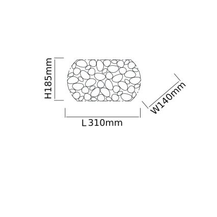 Open Design OR81473 - Seinavalgusti CARERA 1xG9/7W/230V läikiv kroom