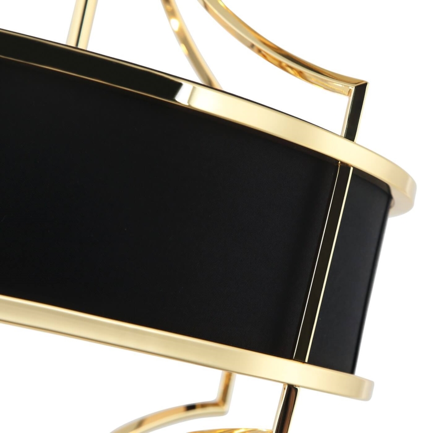 Open Design OR84153 - STESSO rippvalgusti varrega 4xE27/15W/230V, läbimõõt 42 cm, kuldne/must