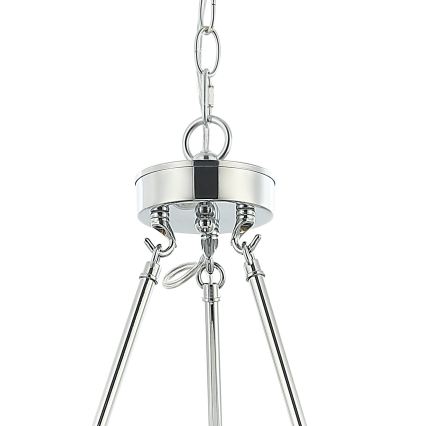 Open Design OR84375 - Rippvalgusti ketiga VERNO 6xE14/12W/230V läbimõõt 55 cm läikiv kroom