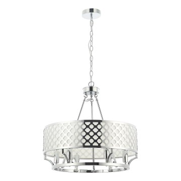 Open Design OR84375 - Rippvalgusti ketiga VERNO 6xE14/12W/230V läbimõõt 55 cm läikiv kroom