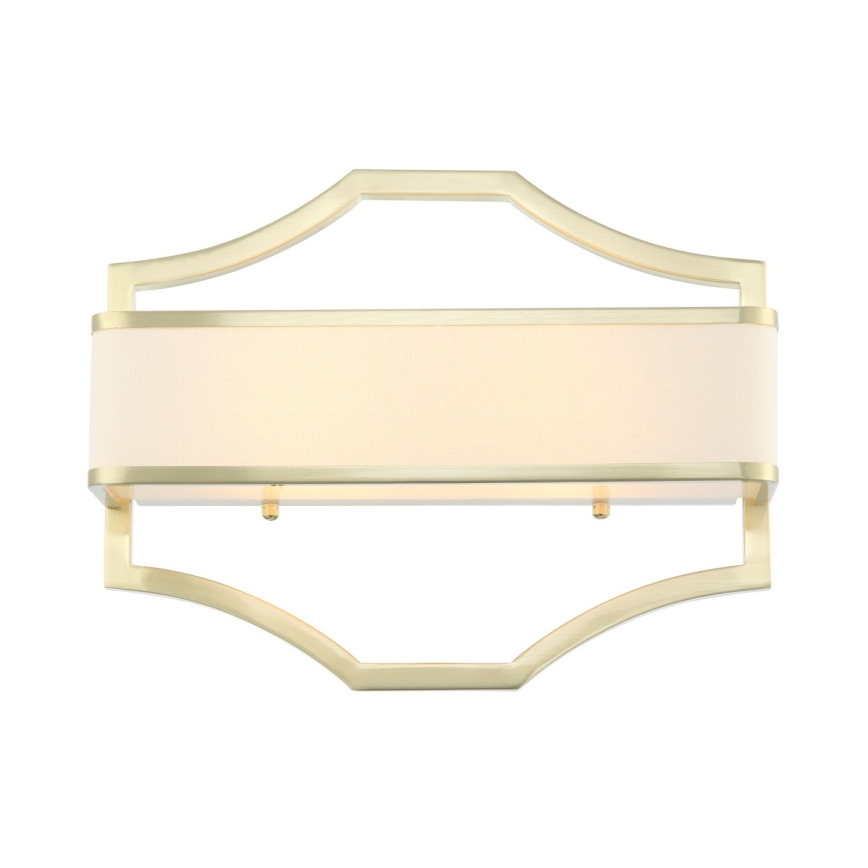 Open Design OR84511 - Seinavalgusti GERDO 2xE14/12W/230V messing/valge