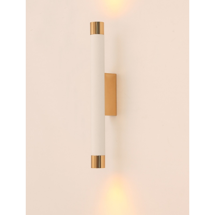 Open Design OR84559 - Seinavalgusti Q 2xG9/3,5W/230V valge/kuldne