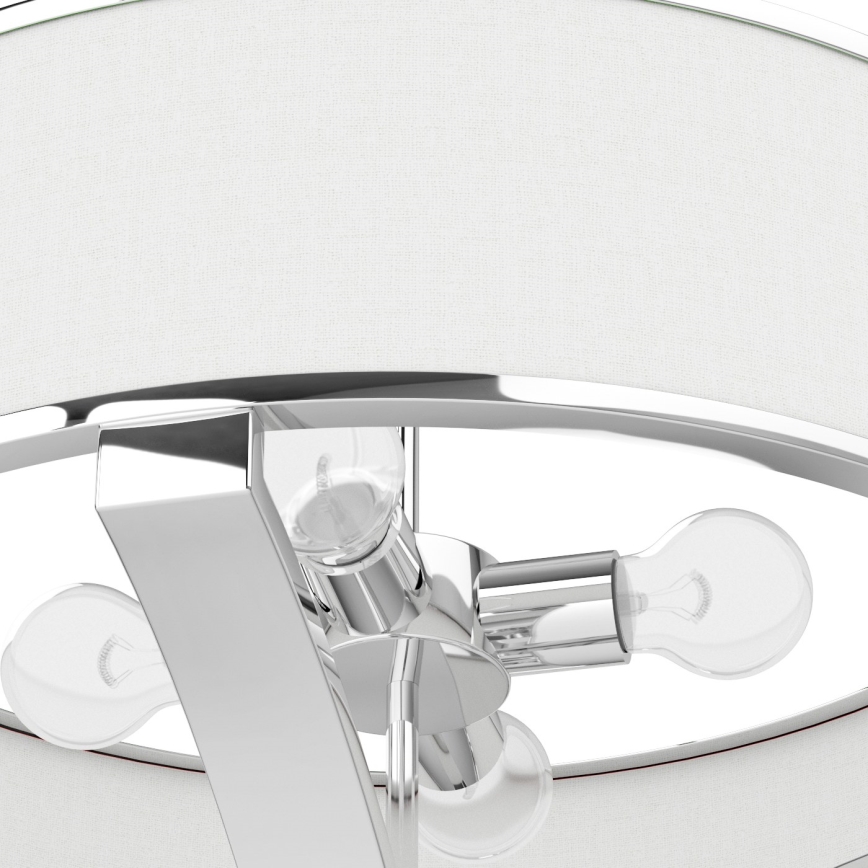 Open Design OR84801 - Varrega lühter GERDO 4xE27/12W/230V läikiv kroom/valge