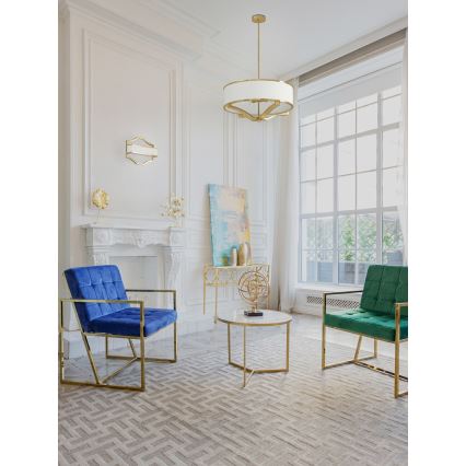 Open Design OR84825 - Lühter GERDO pulgal 4xE27/12W/230V kuldne/valge