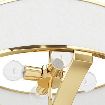 Open Design OR84825 - Lühter GERDO pulgal 4xE27/12W/230V kuldne/valge