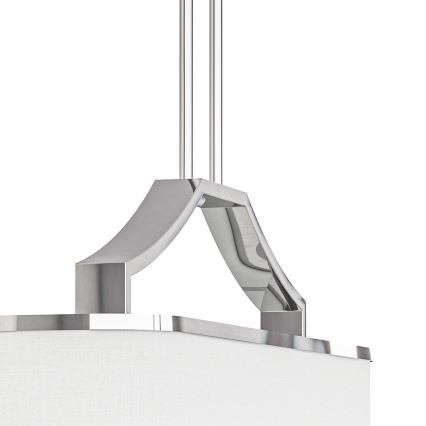 Open Design OR84849 - Laelamp varrega GERDO OVALE 6xE14/12W/230V läikiv kroom/valge