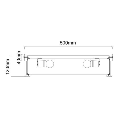 Open Design OR84931 - Laelamp ROMI 4xE14/12W/230V, läbimõõt 50 cm, messing