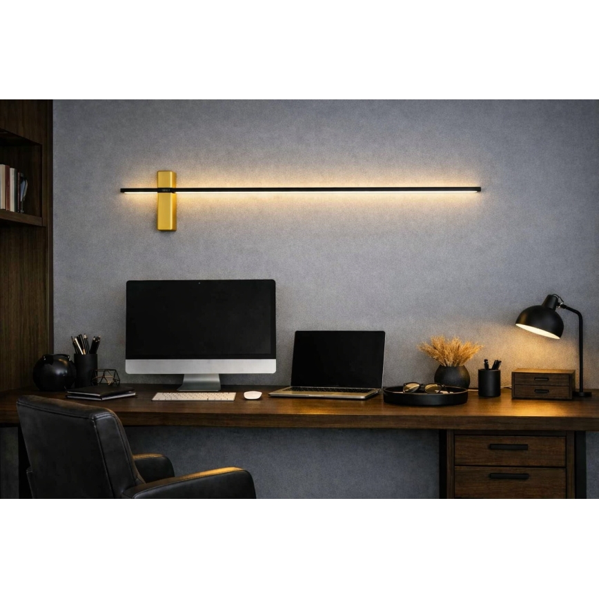 Open Design OR85075 - LED-seinavalgusti BENE LED/10,5W/230V 100 cm kuldne