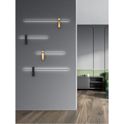 Open Design OR85075 - LED-seinavalgusti BENE LED/10,5W/230V 100 cm kuldne