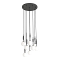 Open Design OR85341 - Kaabliga rippuv lühter ERO 8xG9/8W/230V must
