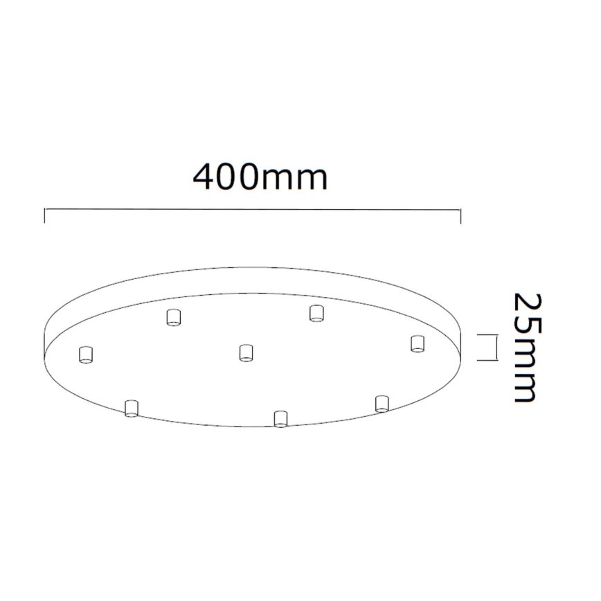 Open Design OR85341 - Kaabliga rippuv lühter ERO 8xG9/8W/230V must
