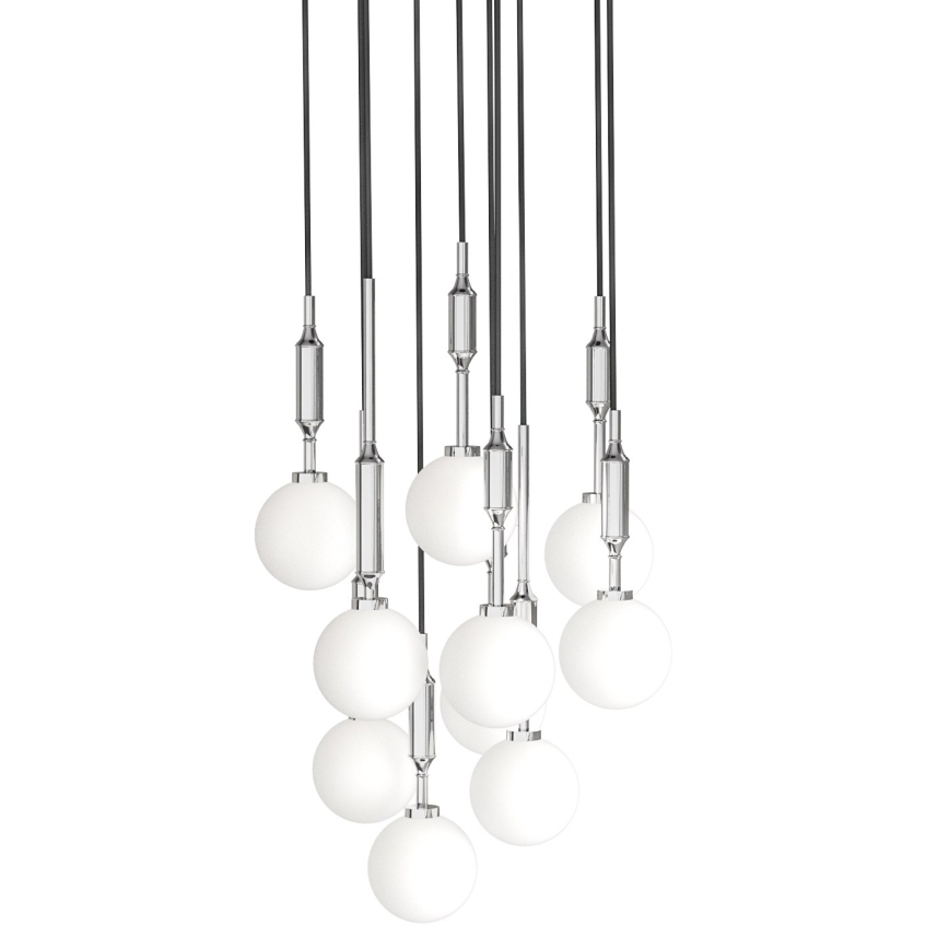 Open Design OR85358 - Rippvalgusti kaabliga ERO 10xG9/8W/230V läikiv kroom