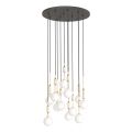 Open Design OR85396 - Kaabliga rippvalgusti ERO 12xG9/8W/230V, kuldne