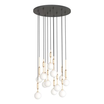 Open Design OR85396 - Kaabliga rippvalgusti ERO 12xG9/8W/230V, kuldne