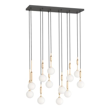 Open Design OR85457 - Kaablil riputatav lühter ERO 12xG9/8W/230V kuldne