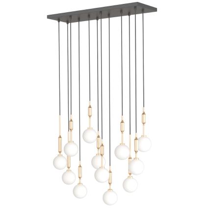Open Design OR85457 - Kaablil riputatav lühter ERO 12xG9/8W/230V kuldne