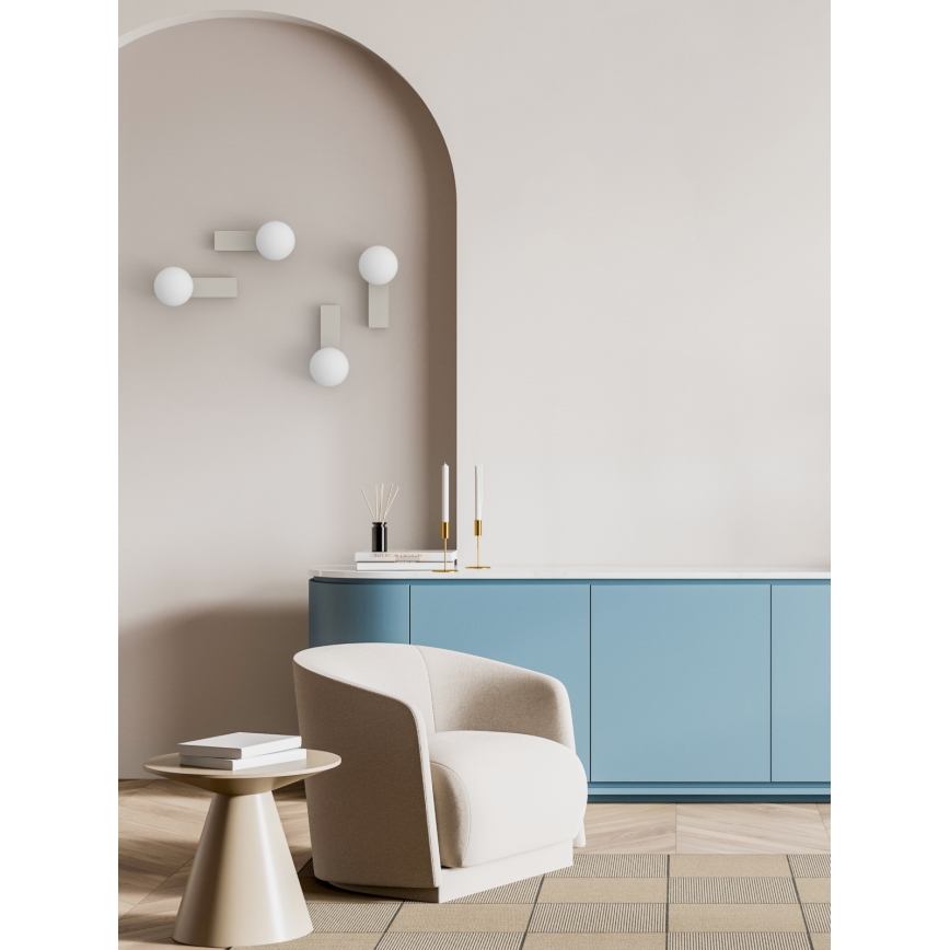 Open Design OR85549 - Vannitoa seinavalgusti BOLETTA 1xG9/8W/230V IP44 beež