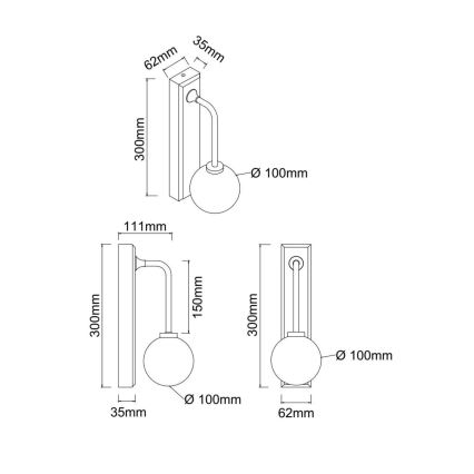 Open Design OR85594 - Vannitoa seinavalgusti ERO 1xG9/9W/230V IP44 läikiv kroom