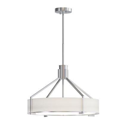 Open Design OR85624 - Varrega rippvalgusti DORETTO 4xE27/15W/230V läbimõõt 50 cm mattkroom/valge