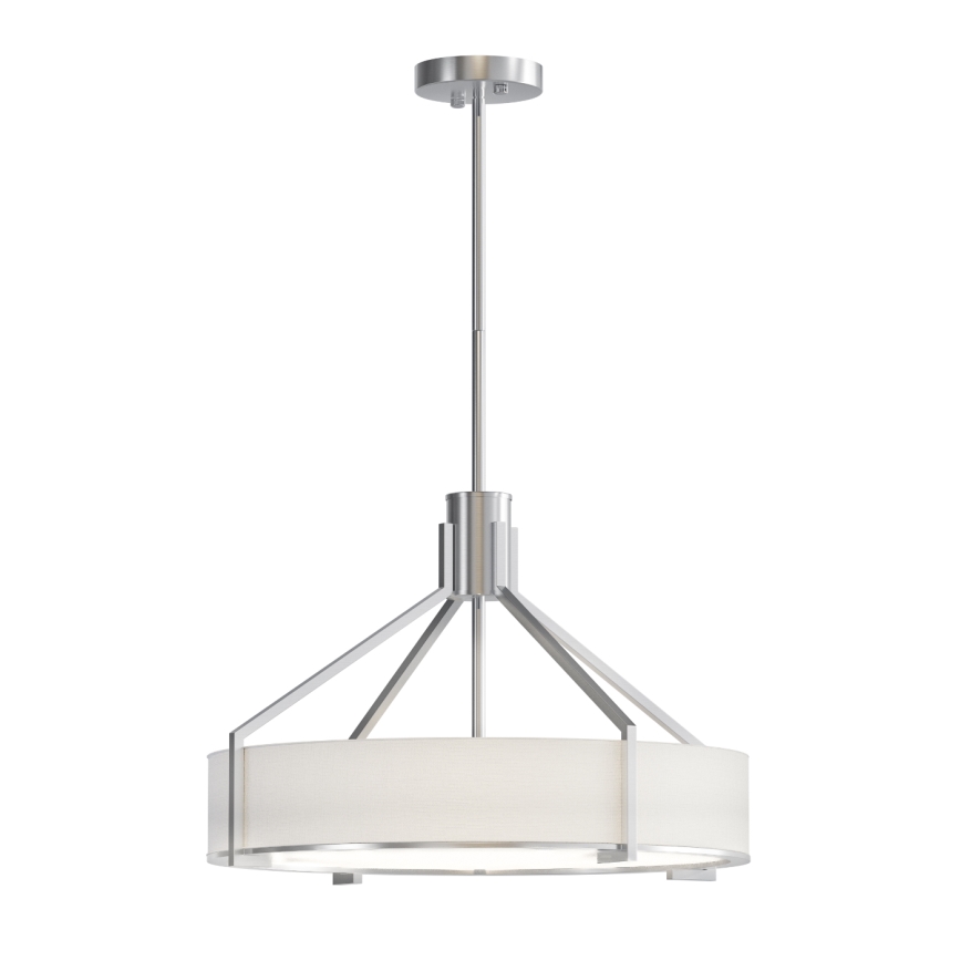 Open Design OR85624 - Varrega rippvalgusti DORETTO 4xE27/15W/230V läbimõõt 50 cm mattkroom/valge