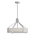 Open Design OR85624 - Varrega rippvalgusti DORETTO 4xE27/15W/230V läbimõõt 50 cm mattkroom/valge