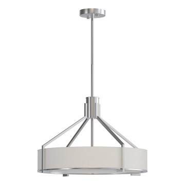 Open Design OR85624 - Varrega rippvalgusti DORETTO 4xE27/15W/230V läbimõõt 50 cm mattkroom/valge