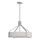Open Design OR85624 - Varrega rippvalgusti DORETTO 4xE27/15W/230V läbimõõt 50 cm mattkroom/valge