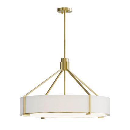 Open Design OR85662 - Varraslühter DORETTO 6xE27/15W/230V, läbimõõt 70 cm, kuldne/valge