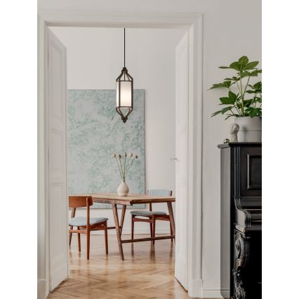 Open Design OR85877 - ZUNDO lühter varrega 1xE27/15W/230V pruun/beež