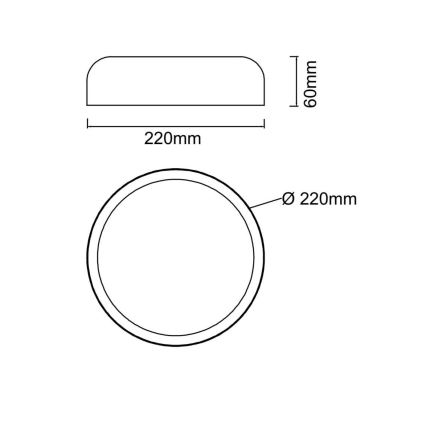 Open Design OR85938 - LED laelamp CEDRONE LED/14W/230V 3000/4500/6500K läbimõõt 22 cm beež