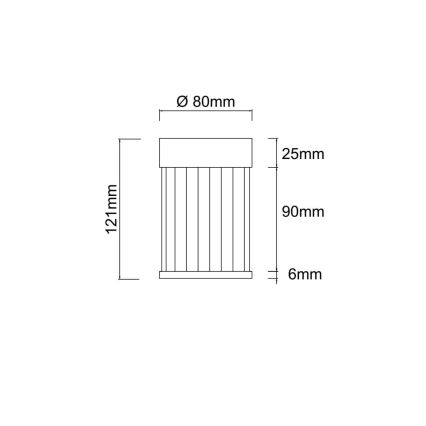 Open Design OR86096 - suunavalgusti FIATTO 1xG9/8W/230V messing