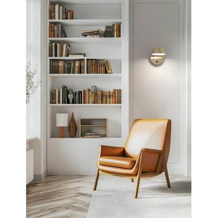 Open Design OR86539 - LED seinavalgusti TIMO LED/6W/230V 3000/4500/6500K messing