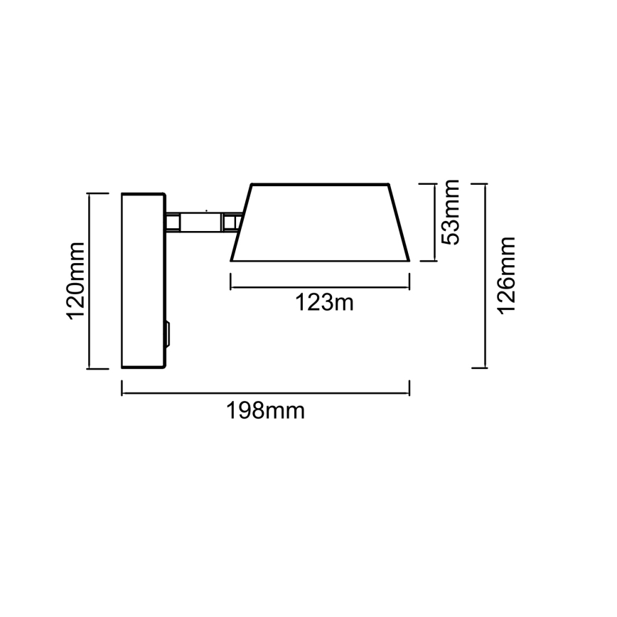 Open Design OR86539 - LED seinavalgusti TIMO LED/6W/230V 3000/4500/6500K messing