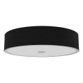 Open Design OR86577 - Laelamp ZALINDRO 6xE27/15W/230V läbimõõt 74,5 cm must/läikiv kroom