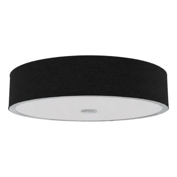Open Design OR86577 - Laelamp ZALINDRO 6xE27/15W/230V läbimõõt 74,5 cm must/läikiv kroom