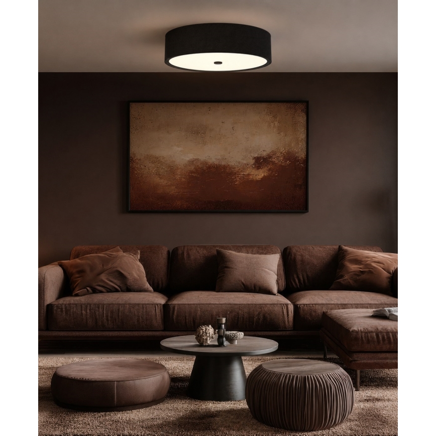 Open Design OR86584 - laevalgusti ZALINDRO 4xE27/15W/230V, läbimõõt 54,5 cm, must