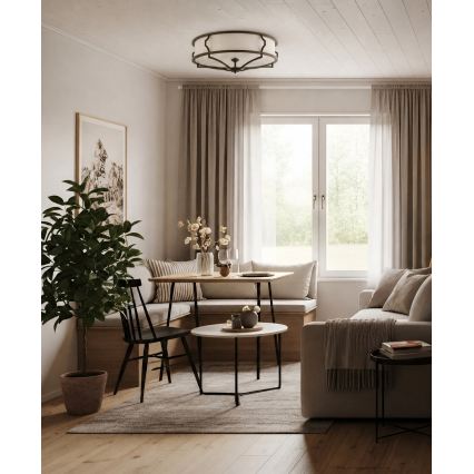 Open Design OR86607 - laelamp STESSO 4xE27/12W/230V, läbimõõt 65 cm, pruun