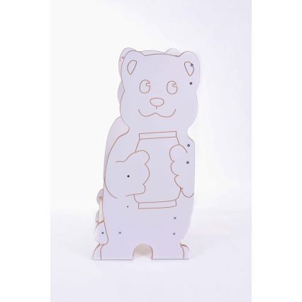 Õppetorn BEAR valge/vaher