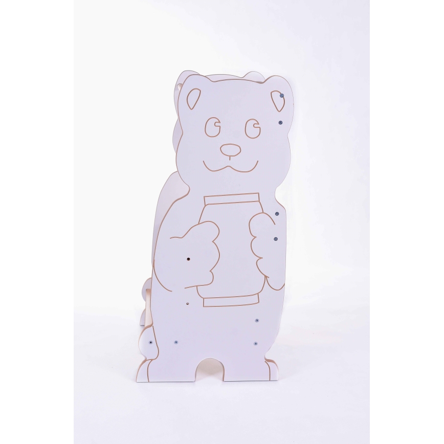 Õppetorn BEAR valge/vaher