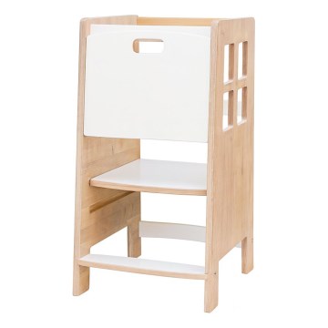 Õppetorn KULE 90x50 cm pruun/valge