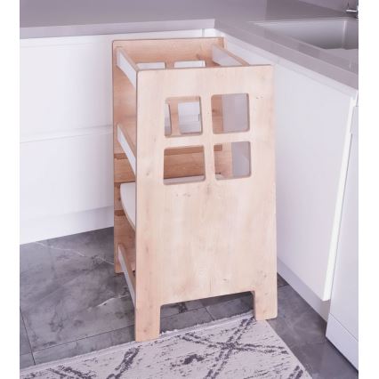 Õppetorn KULE 90x50 cm pruun/valge