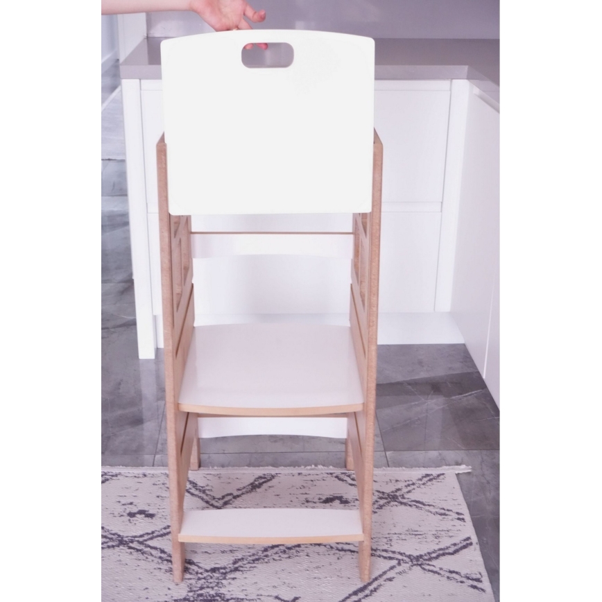 Õppetorn KULE 90x50 cm pruun/valge