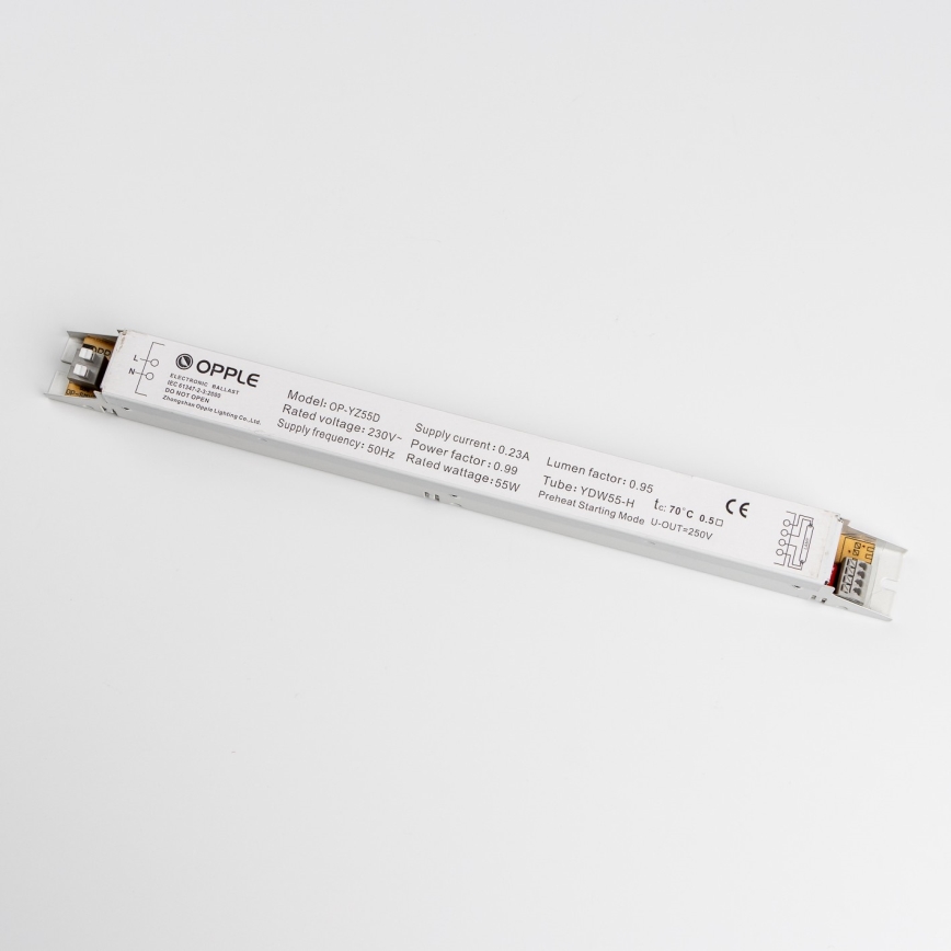 OPPLE 03309 - Elektriline ballast lumifoorpinile PLH V2.0 55W YZ 55D