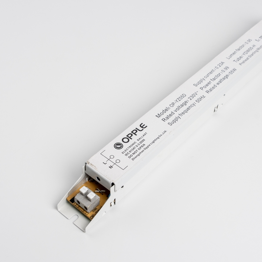 OPPLE 03309 - Elektriline ballast lumifoorpinile PLH V2.0 55W YZ 55D