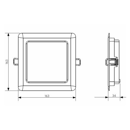 Opple 26664 - LED Ripplaevalgusti vannituppa LED/12W/230V 3000K IP44