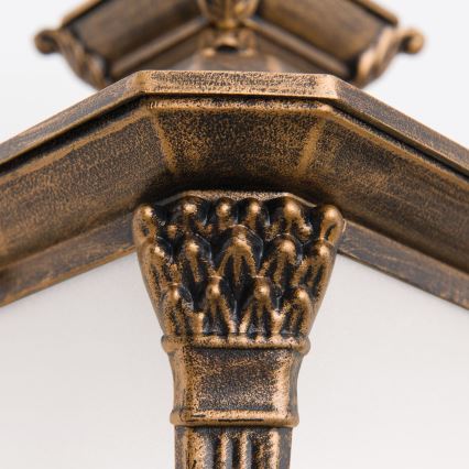 Välisseinavalgusti AIKO 1xE27/60W/230V IP23 pronks/patina