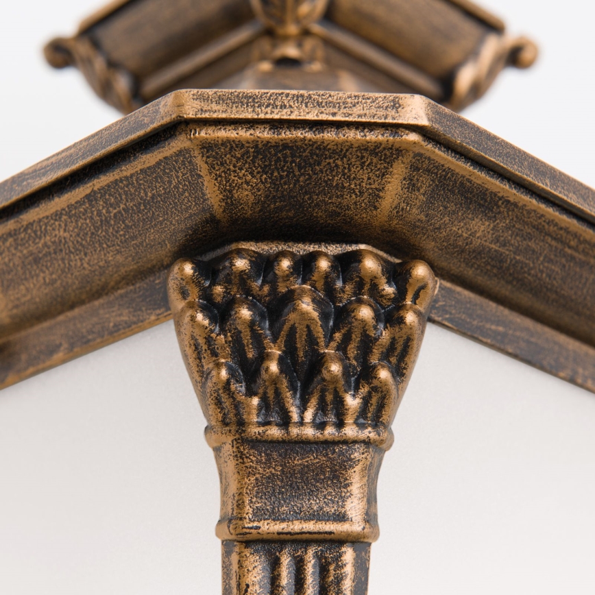 Välisseinavalgusti AIKO 1xE27/60W/230V IP23 pronks/patina