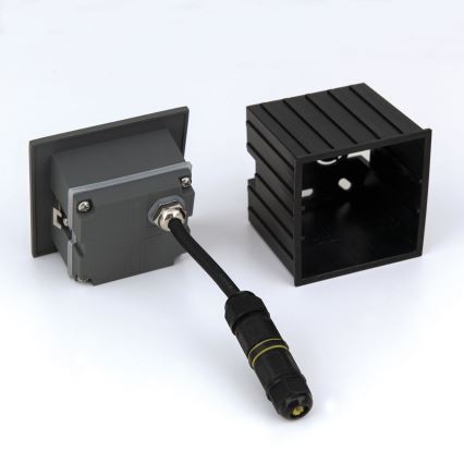 LED Sisseehitatud valgusti LORO LED/2W/230V IP65 antratsiit