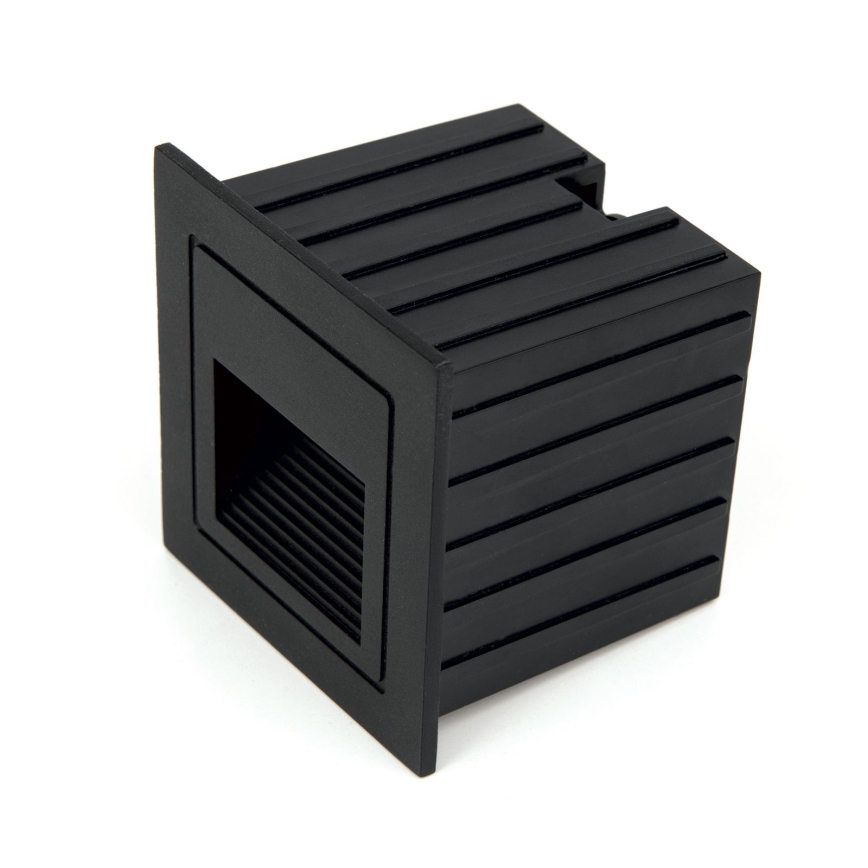 LED Sisseehitatud valgusti LORO LED/2W/230V IP65 must