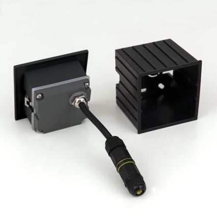 LED Sisseehitatud valgusti LORO LED/2W/230V IP65 must